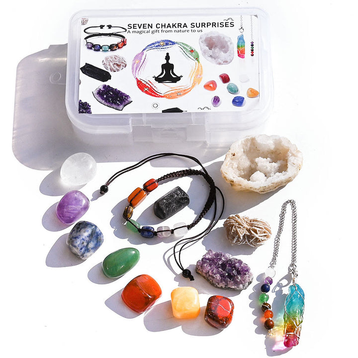 Caja de adornos con energía de cristal de Olivenorma