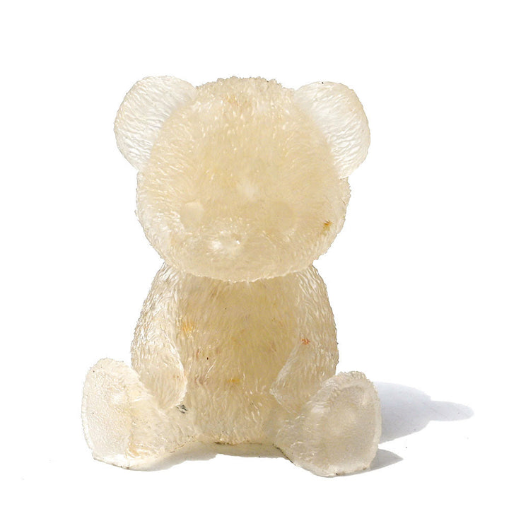 Decoración con piedras preciosas de oso de cristal epoxi de Olivenorma