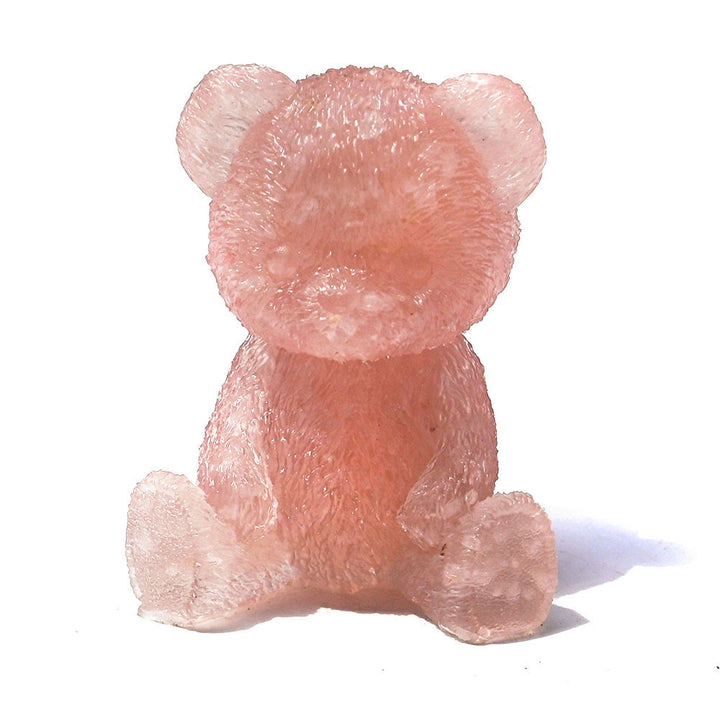Decoración con piedras preciosas de oso de cristal epoxi de Olivenorma