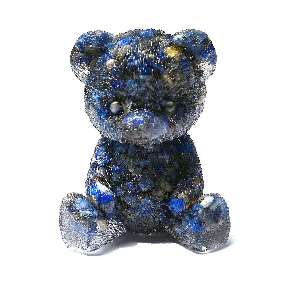 Decoración con piedras preciosas de oso de cristal epoxi de Olivenorma