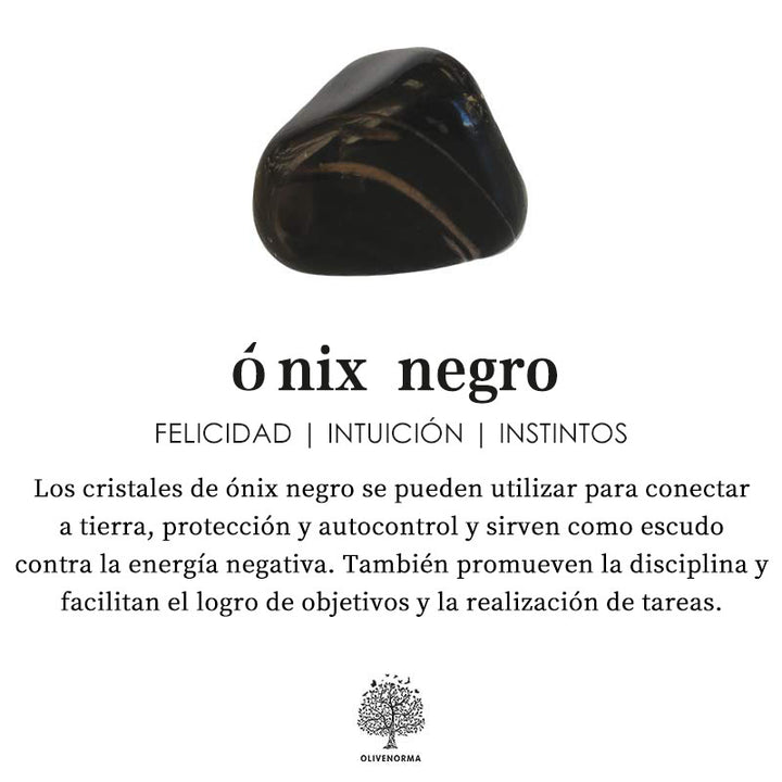 Juego de collar con colgante de árbol de la vida con obsidiana de Olivenorma 