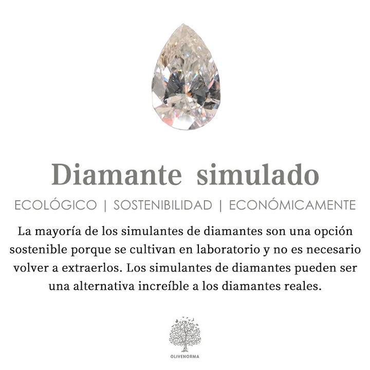 Conjunto de joyas de turmalina Paraiba con flores de Olivenorma