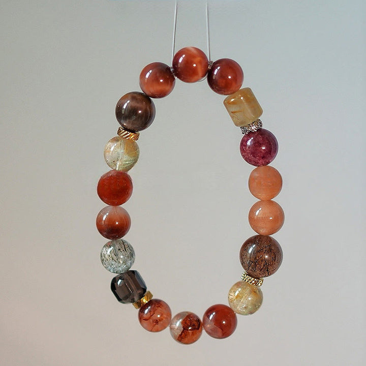 Pulsera de cuentas de piedra natural "Lucky Koi" de Olivenorma