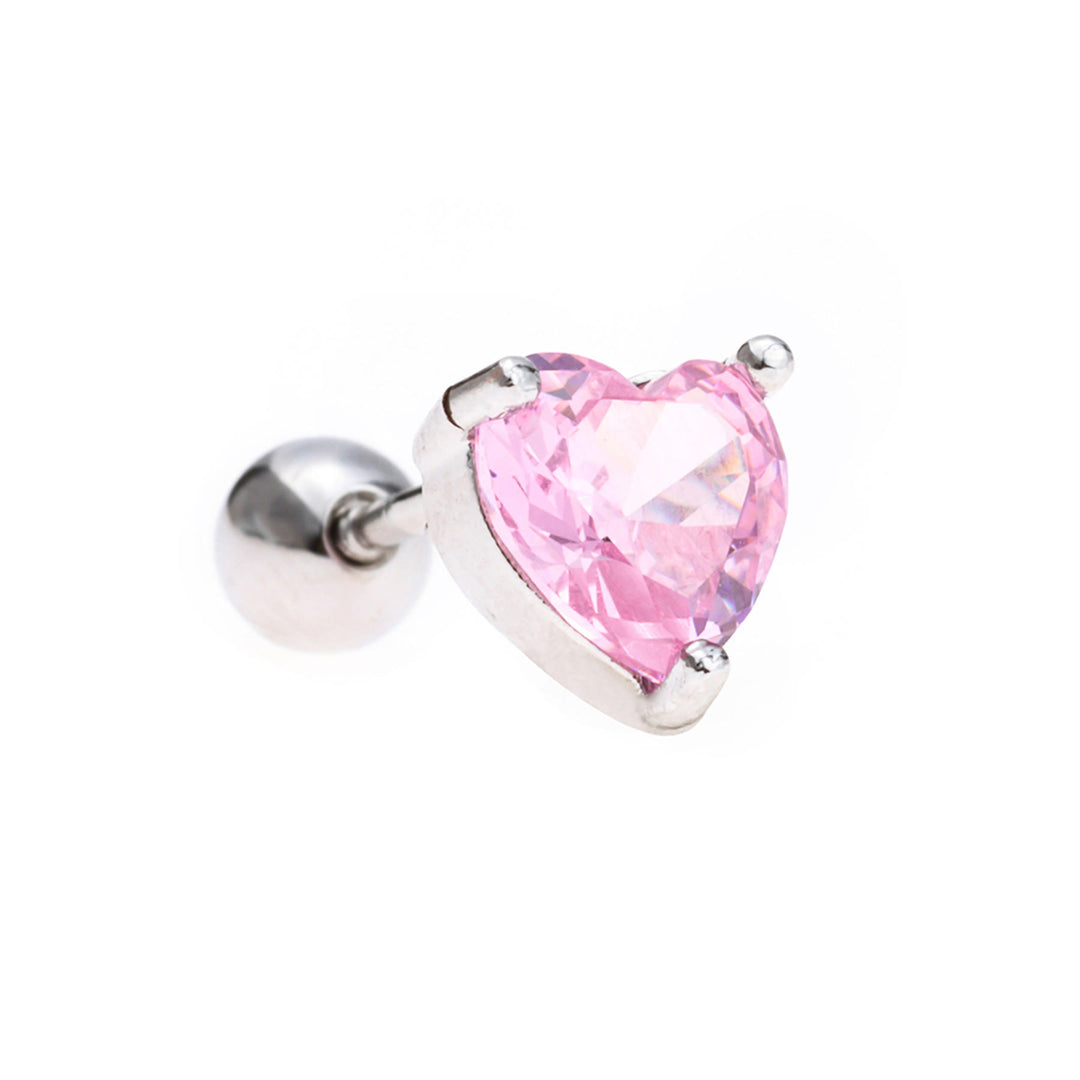 Pendientes de plata con circonitas de colores y animales bonitos de Olivenorma