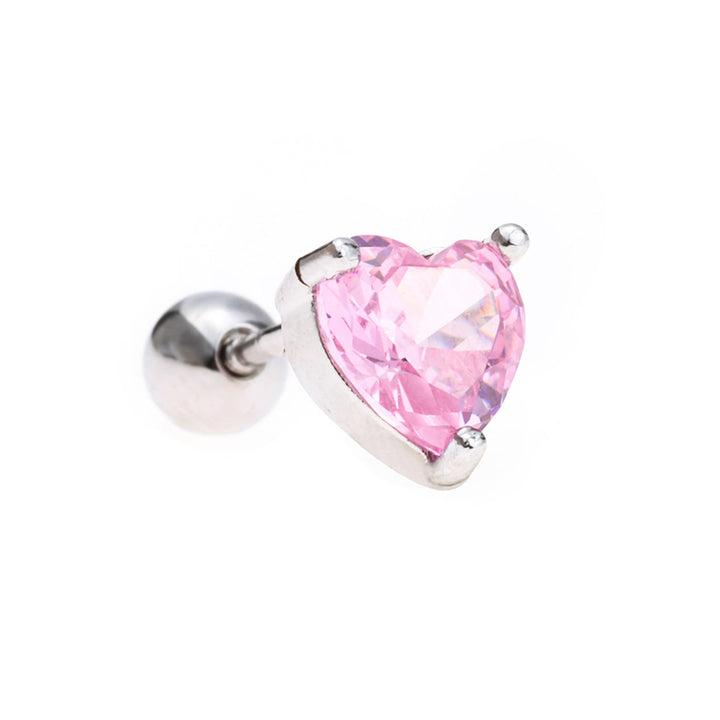 Pendientes de plata con circonitas de colores y animales bonitos de Olivenorma