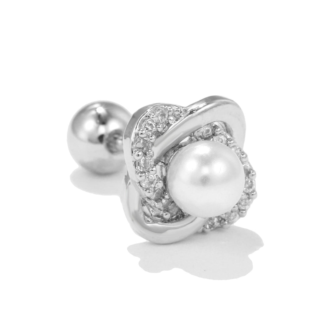 Pendientes de plata con circonitas de colores y animales bonitos de Olivenorma