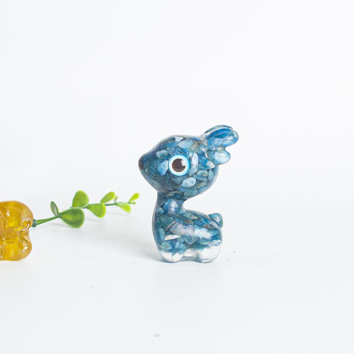 Grava de cristal epoxi Olivenorma con forma de cervatillo adorable