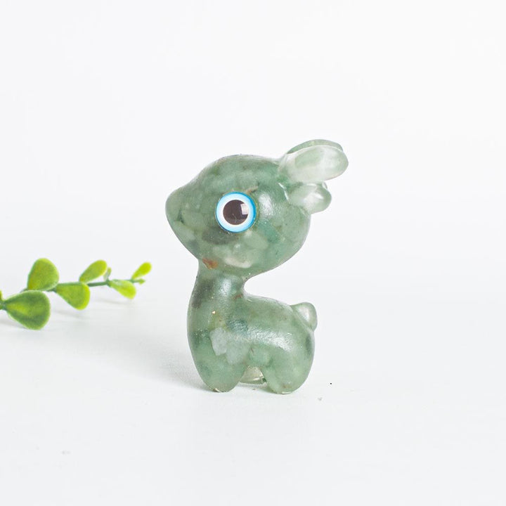 Grava de cristal epoxi Olivenorma con forma de cervatillo adorable