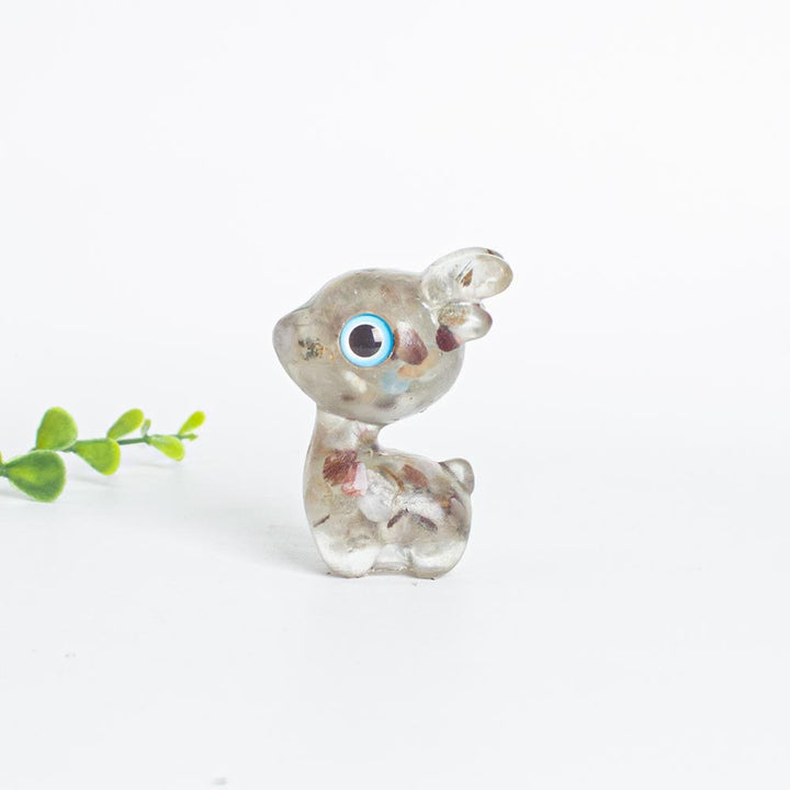 Grava de cristal epoxi Olivenorma con forma de cervatillo adorable