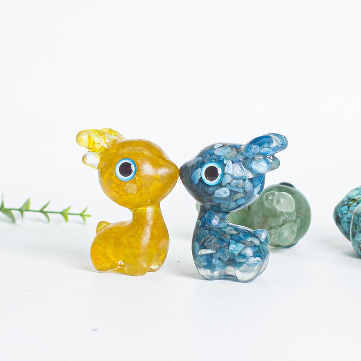 Grava de cristal epoxi Olivenorma con forma de cervatillo adorable