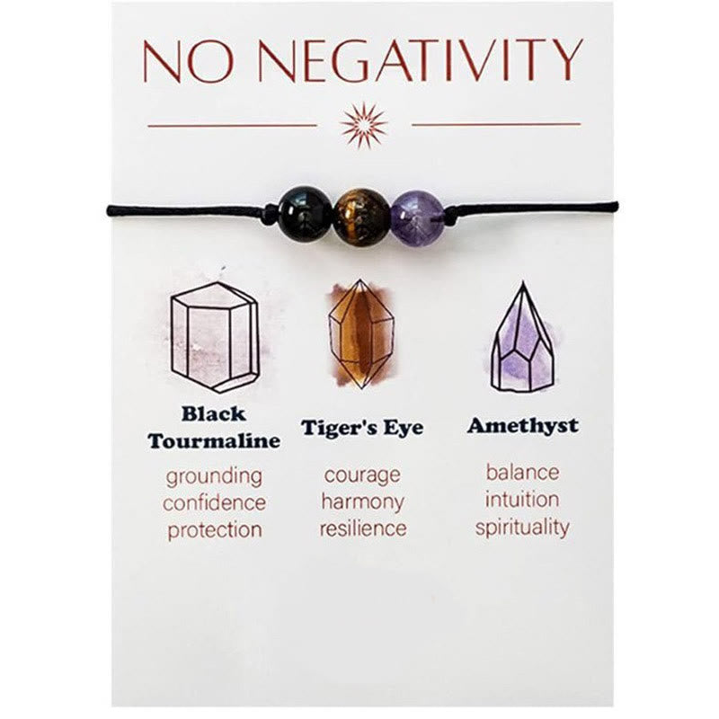 Pulsera de deseos de yoga Olivenorma de 9 piezas con cristales curativos de piedra natural