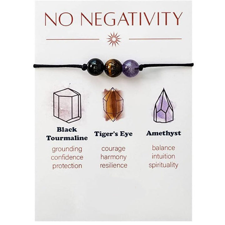 Pulsera de deseos de yoga Olivenorma de 9 piezas con cristales curativos de piedra natural