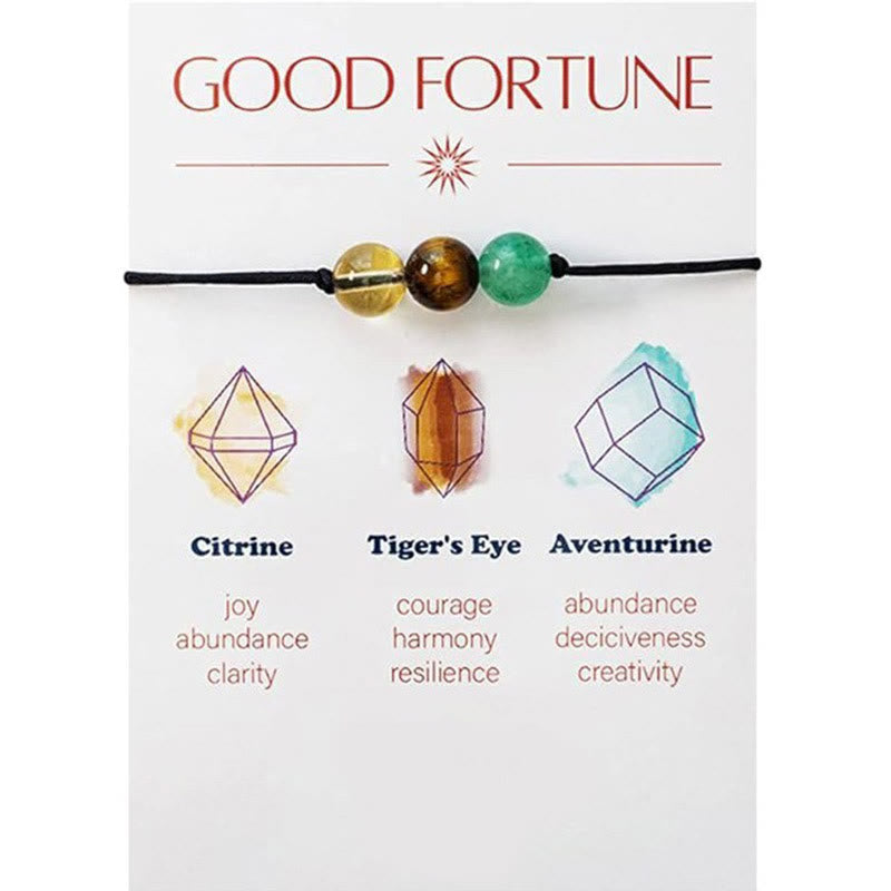 Pulsera de deseos de yoga Olivenorma de 9 piezas con cristales curativos de piedra natural