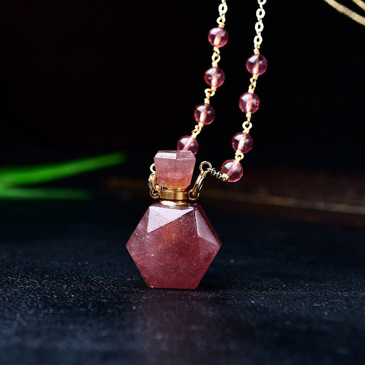 Collar con difusor de aceites esenciales de piedra natural Olivenorma