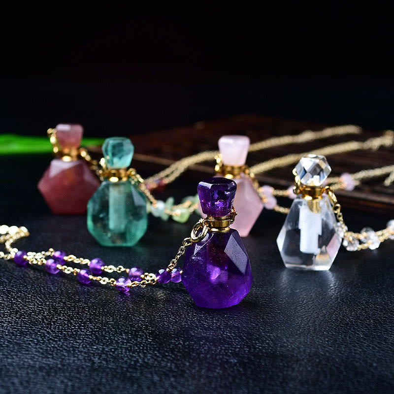 Collar con difusor de aceites esenciales de piedra natural Olivenorma