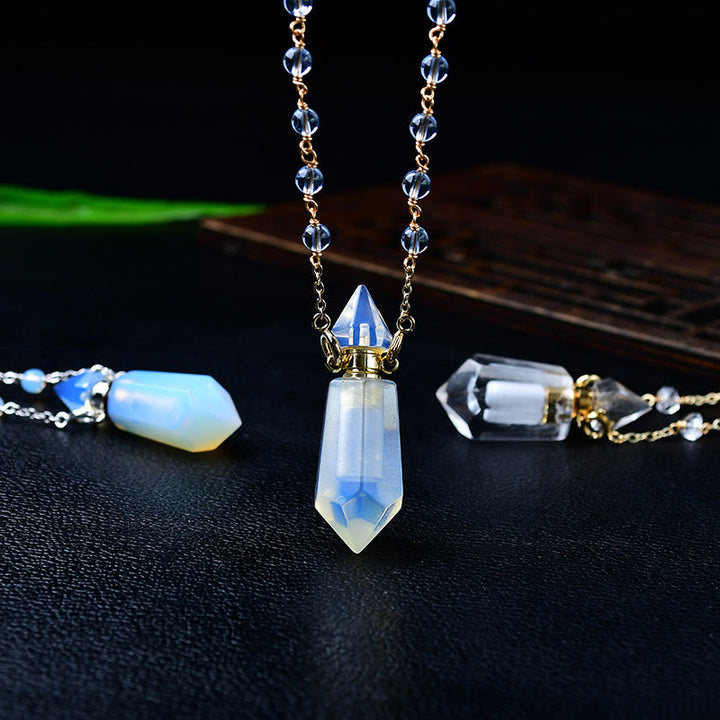Collar con difusor de aceites esenciales de piedra natural Olivenorma