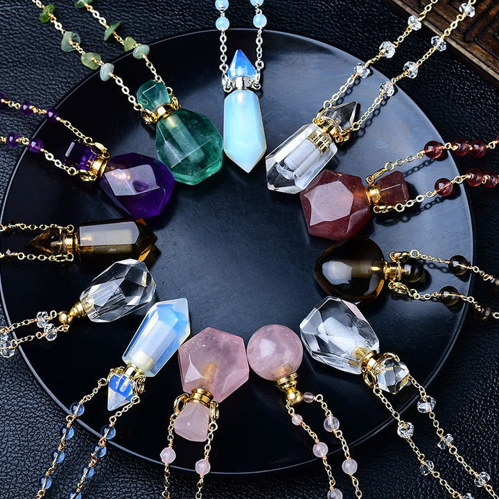 Collar con difusor de aceites esenciales de piedra natural Olivenorma
