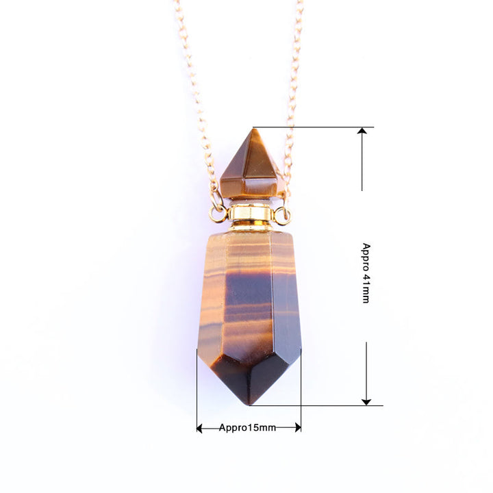 Collar con difusor de aceites esenciales Olivenorma con forma de péndulo