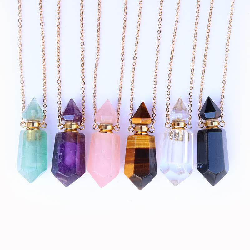 Collar con difusor de aceites esenciales Olivenorma con forma de péndulo