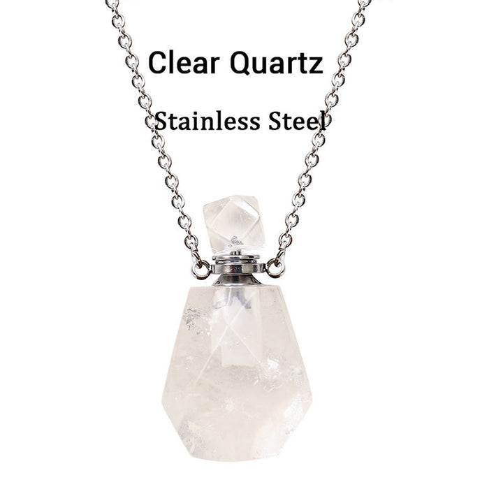 Collar con difusor de aceites esenciales de cristal Olivenorma