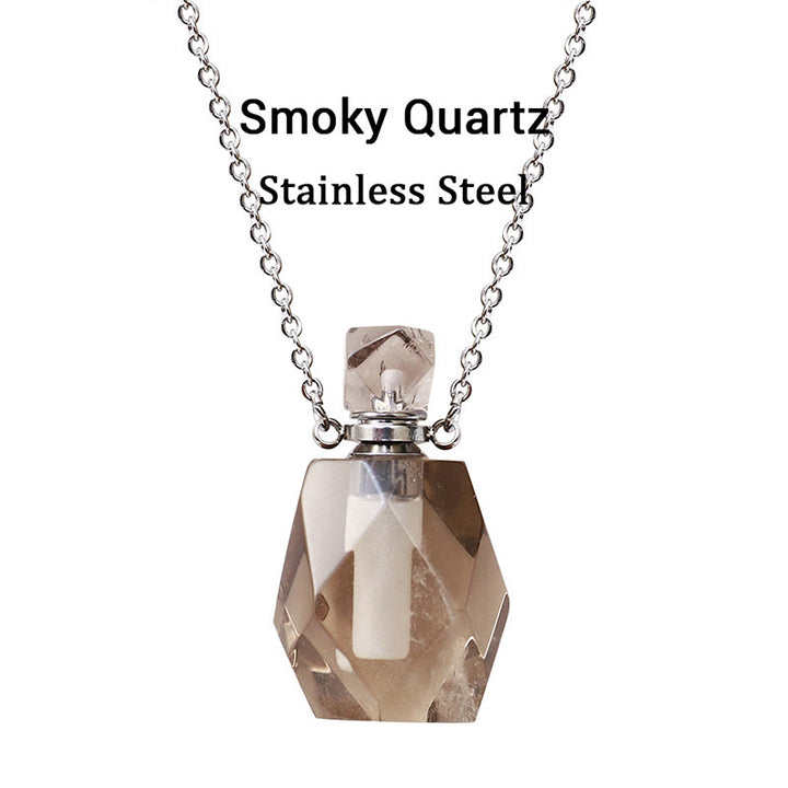 Collar con difusor de aceites esenciales de cristal Olivenorma