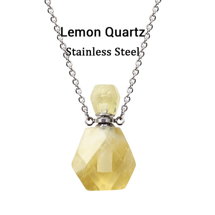 Collar con difusor de aceites esenciales de cristal Olivenorma