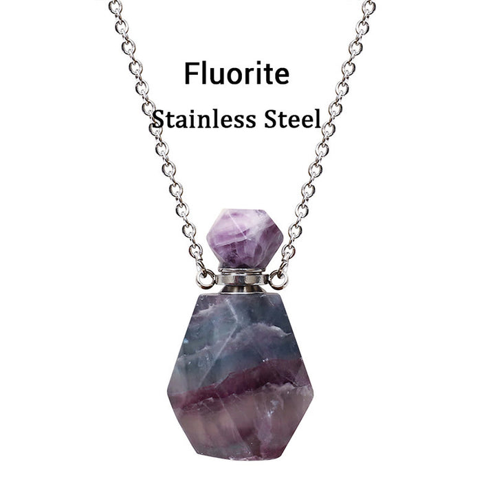Collar con difusor de aceites esenciales de cristal Olivenorma