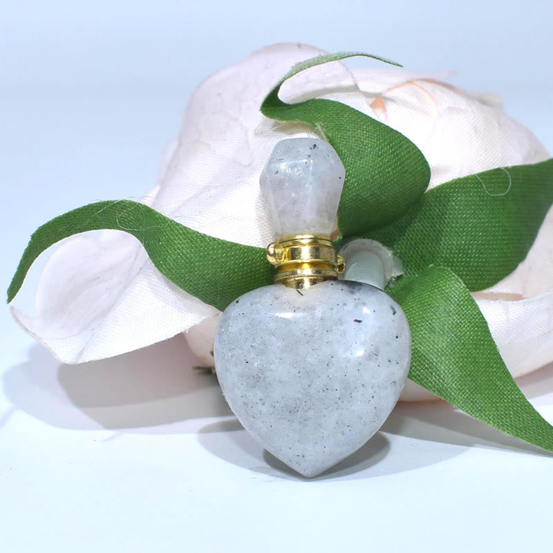 Collar con difusor de aceites esenciales de cristal Olivenorma Love Bottle