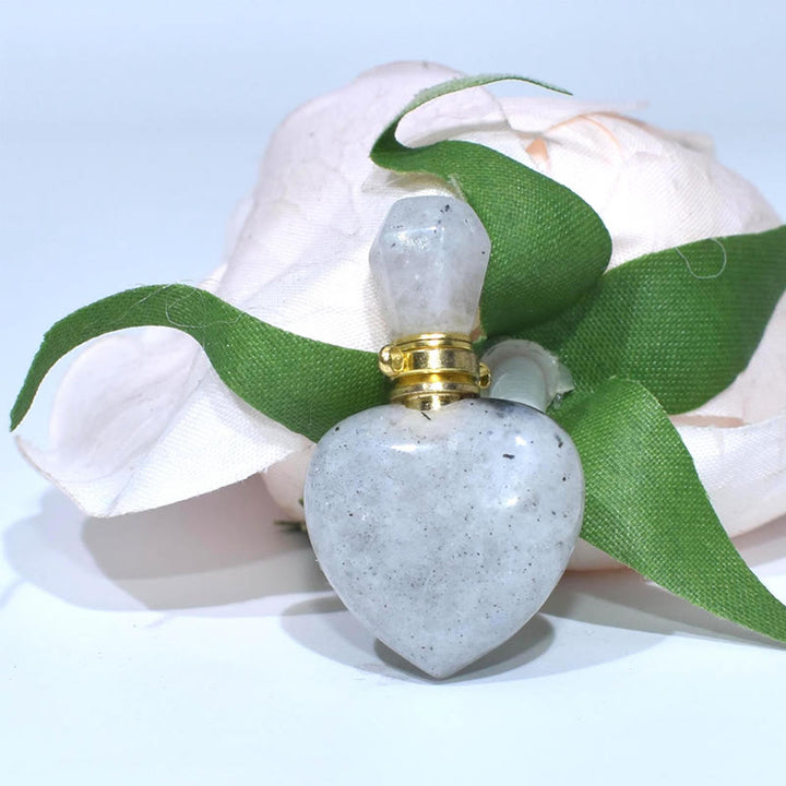 Collar con difusor de aceites esenciales de cristal Olivenorma Love Bottle