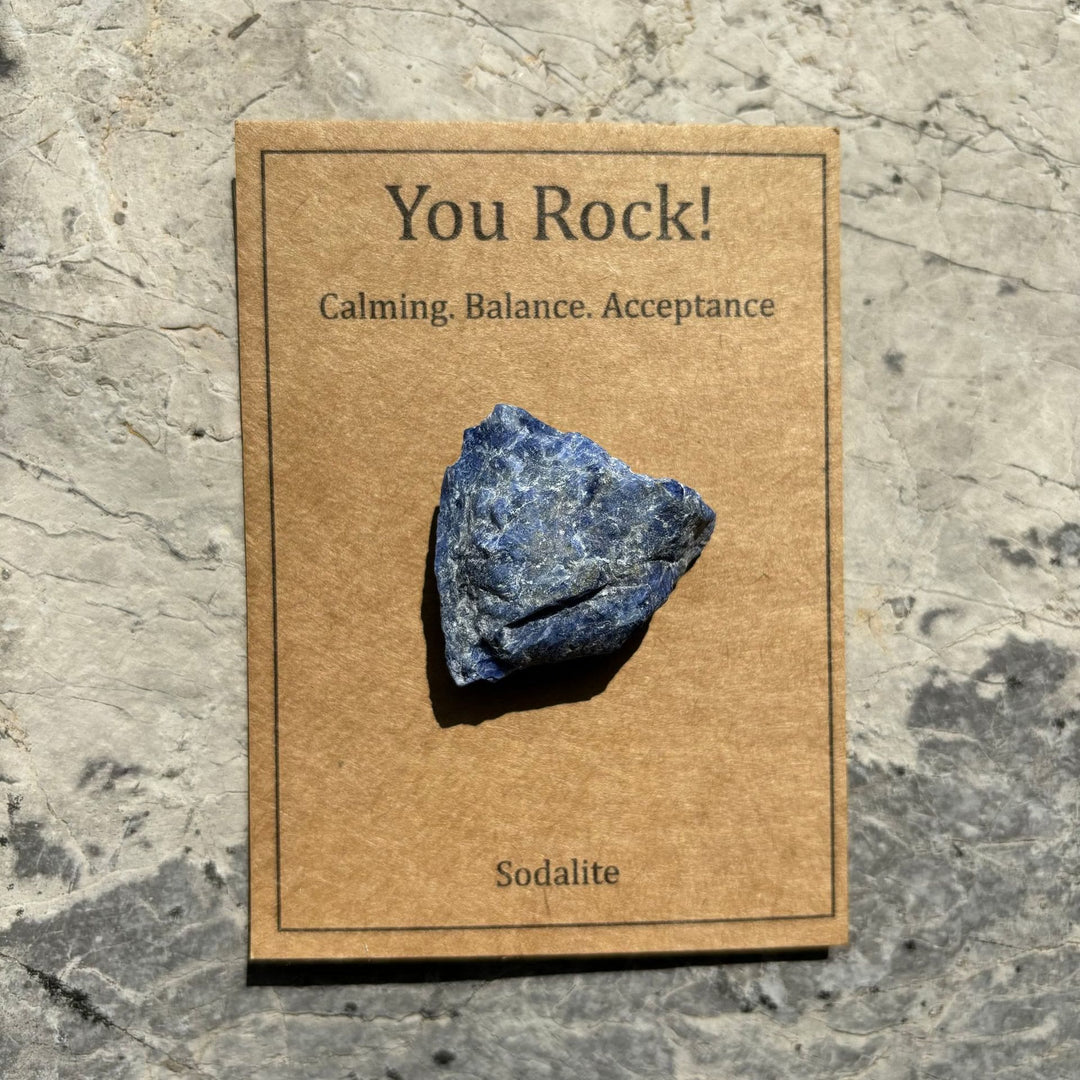 Tarjeta "You Rock" de Olivenorma Regalo de piedra natural Piedra natural