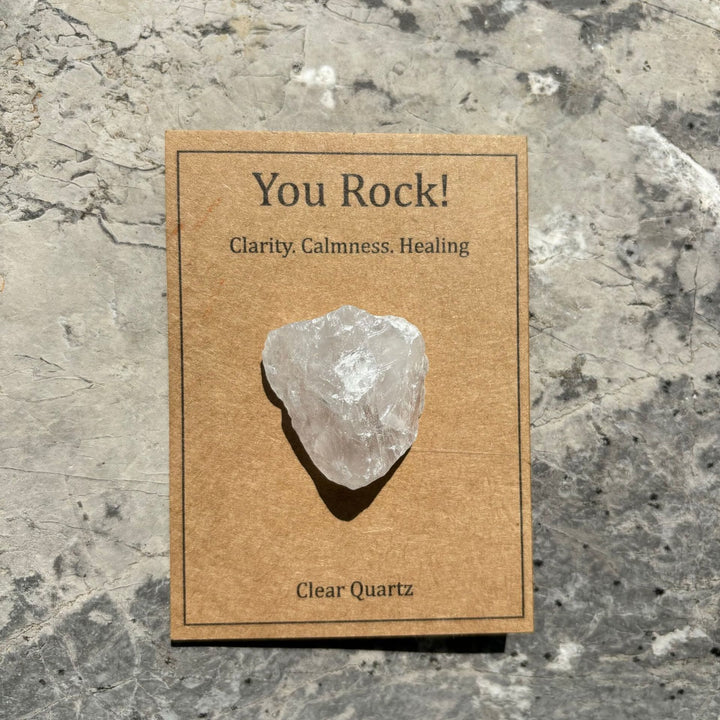 Tarjeta "You Rock" de Olivenorma Regalo de piedra natural Piedra natural