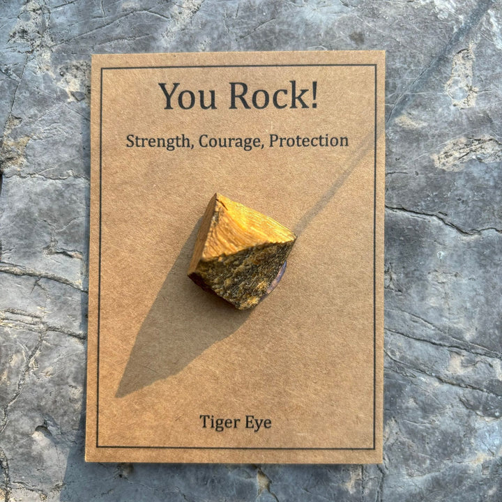 Tarjeta "You Rock" de Olivenorma Regalo de piedra natural Piedra natural