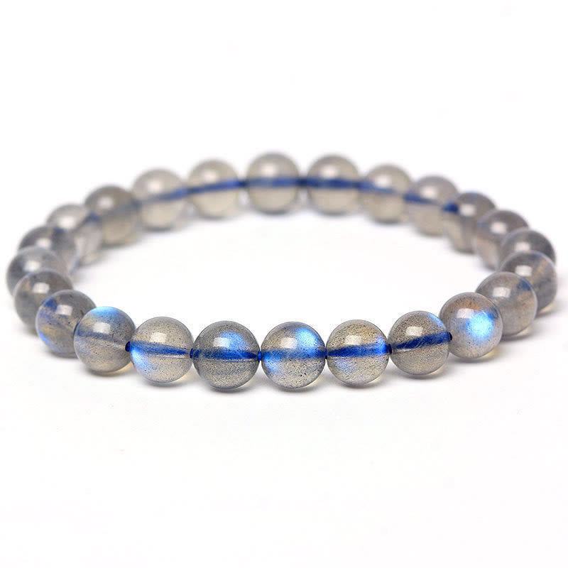 Pulsera de cuentas de labradorita natural Olivenorma 4-7A