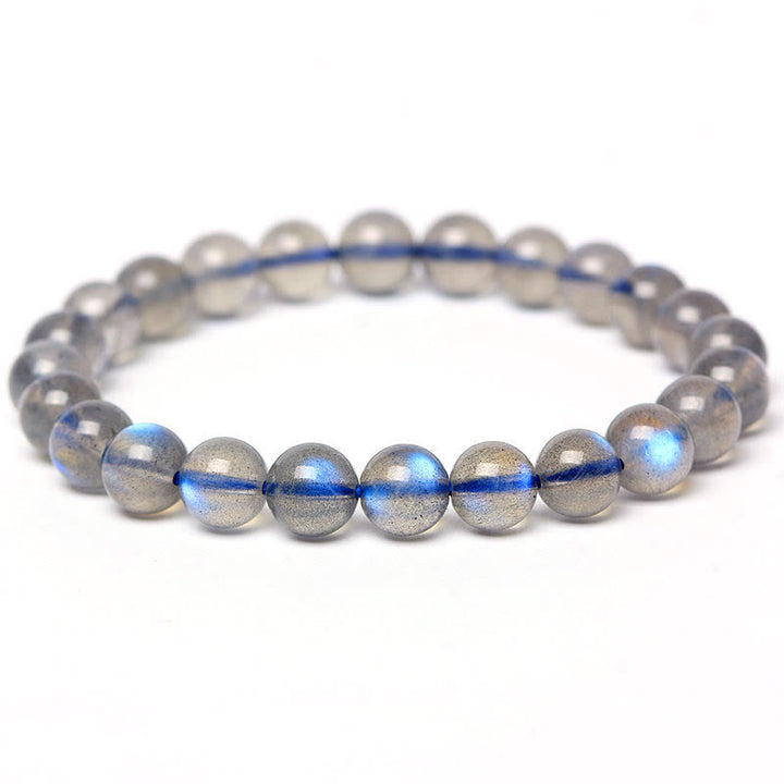 Pulsera de cuentas de labradorita natural Olivenorma 4-7A