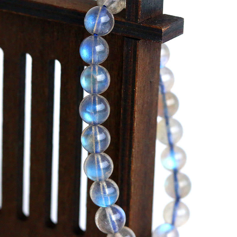 Pulsera de cuentas de labradorita natural Olivenorma 4-7A