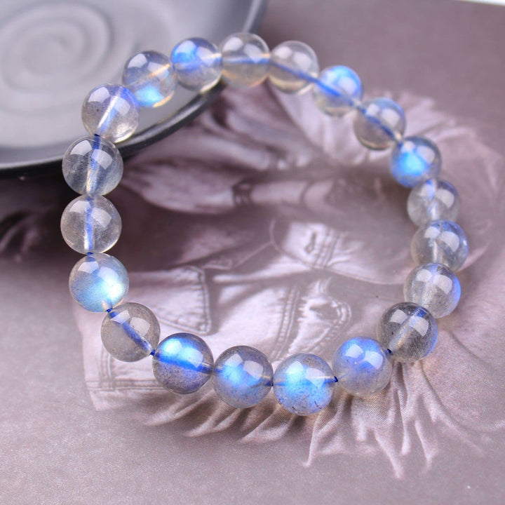 Pulsera de cuentas de labradorita natural Olivenorma 4-7A