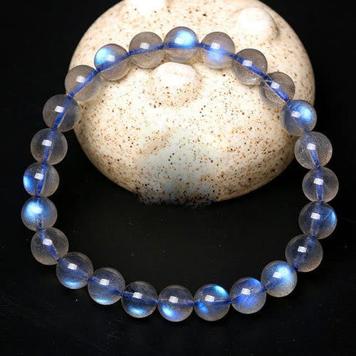Pulsera de cuentas de labradorita natural Olivenorma 4-7A