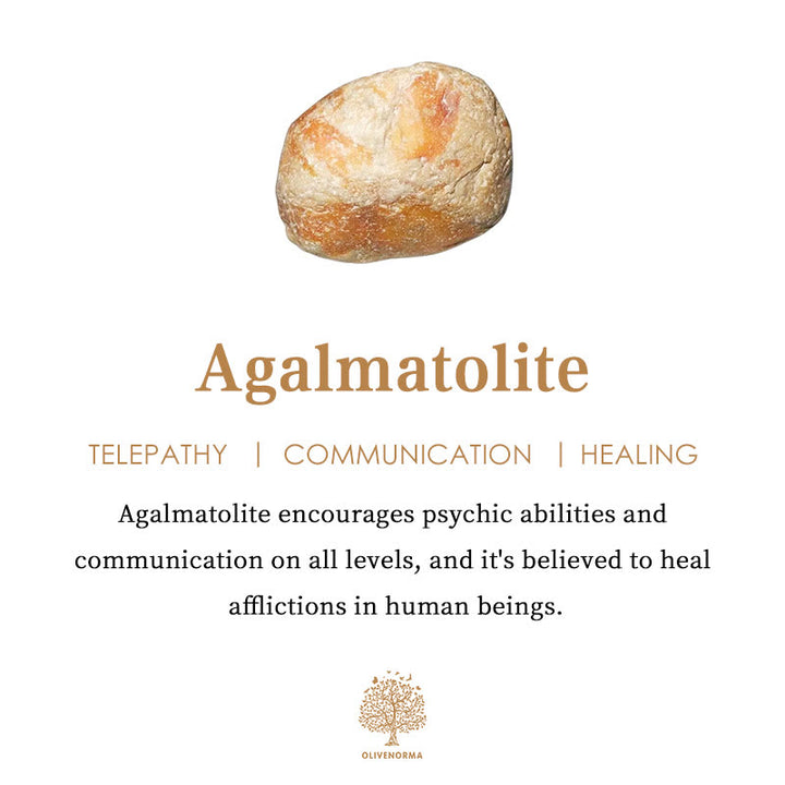 Pulsera Olivenorma de agalmatolita y piedra emperador del árbol de la vida