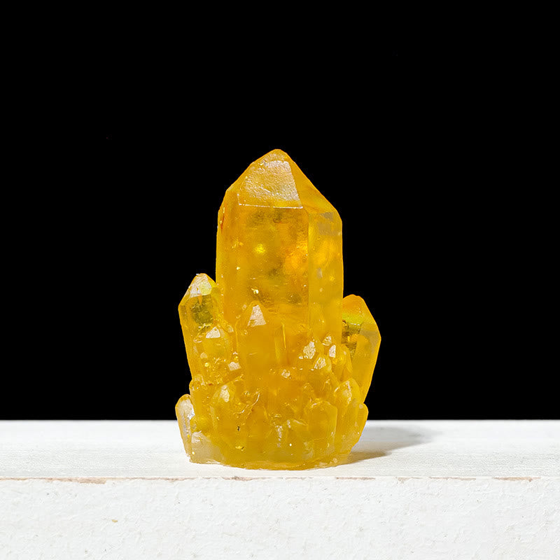 Piedra natural Olivenorma, grava, cristales epoxi, decoración de piedras preciosas