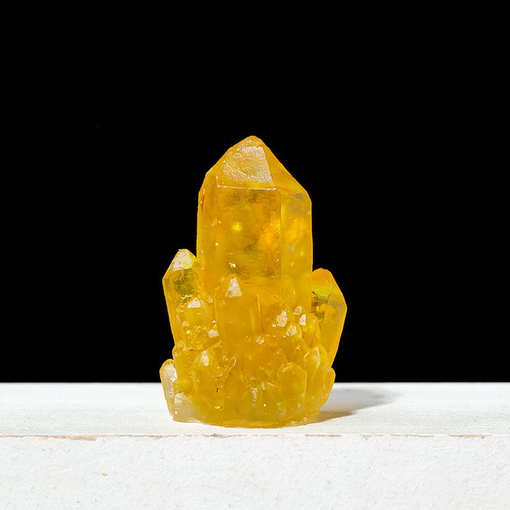 Piedra natural Olivenorma, grava, cristales epoxi, decoración de piedras preciosas