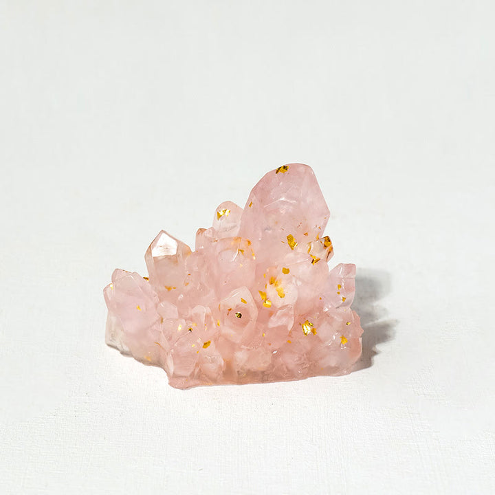 Piedra natural Olivenorma, grava, cristales epoxi, decoración de piedras preciosas