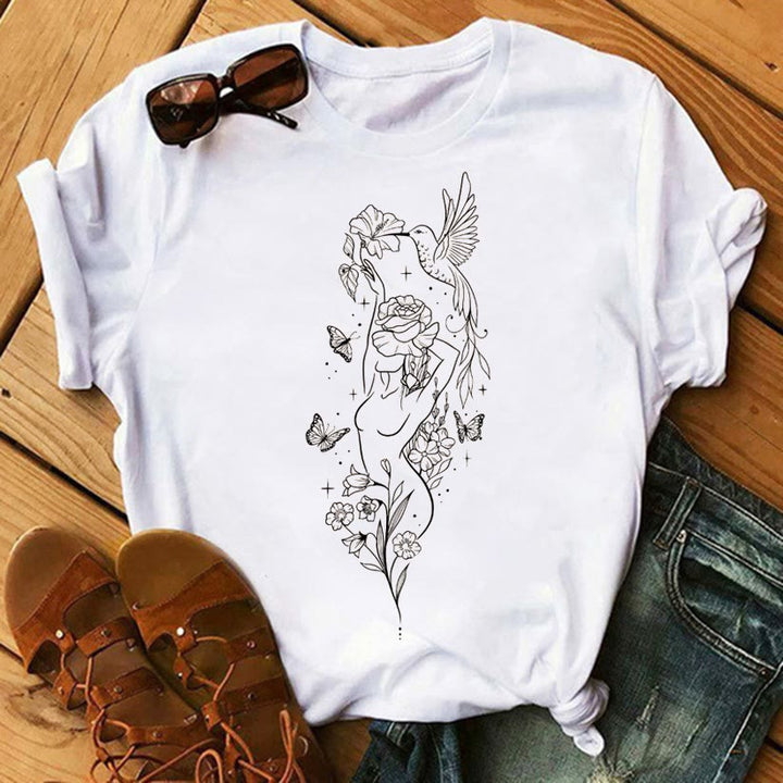 Camisetas inspiradoras de poliéster del Árbol de la Vida de Olivenorma