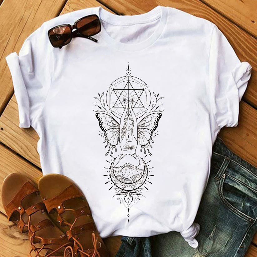 Camisetas inspiradoras de poliéster del Árbol de la Vida de Olivenorma