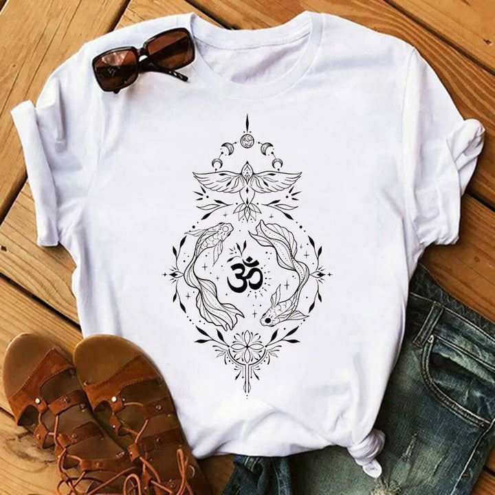 Camisetas inspiradoras de poliéster del Árbol de la Vida de Olivenorma