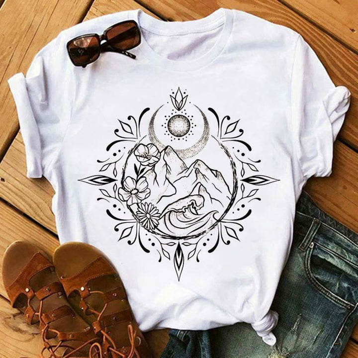 Camisetas inspiradoras de poliéster del Árbol de la Vida de Olivenorma