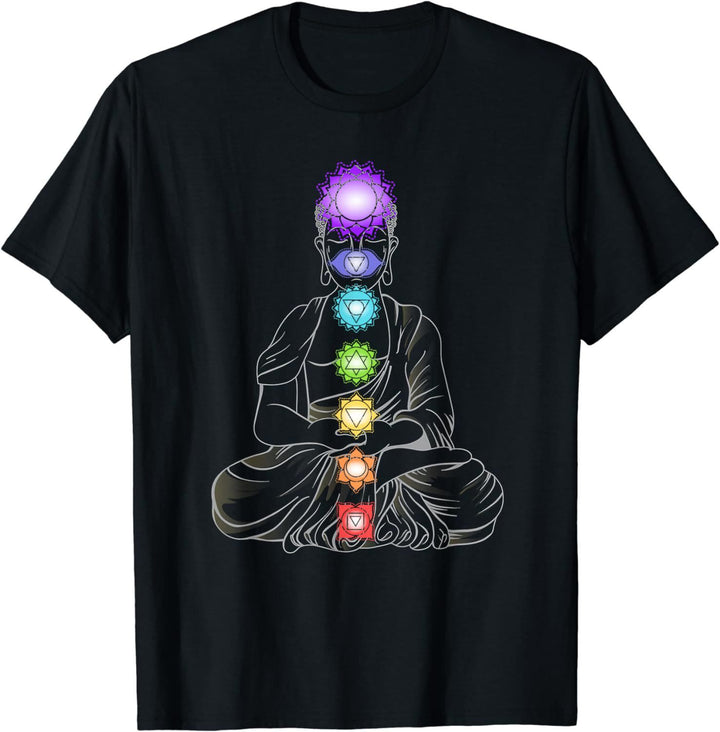 Camiseta Olivenorma Yoga Meditación Energía Espiritual Corporal Chakra