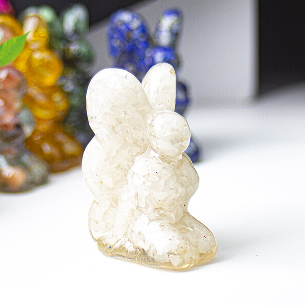Decoración de piedras preciosas con forma de mariposa y hada de cristal epoxi Olivenorma