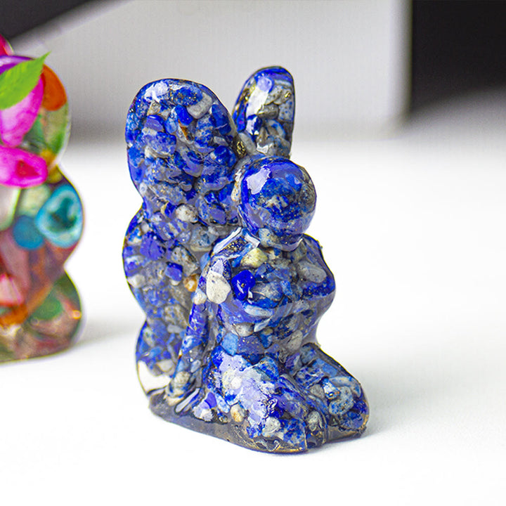 Decoración de piedras preciosas con forma de mariposa y hada de cristal epoxi Olivenorma