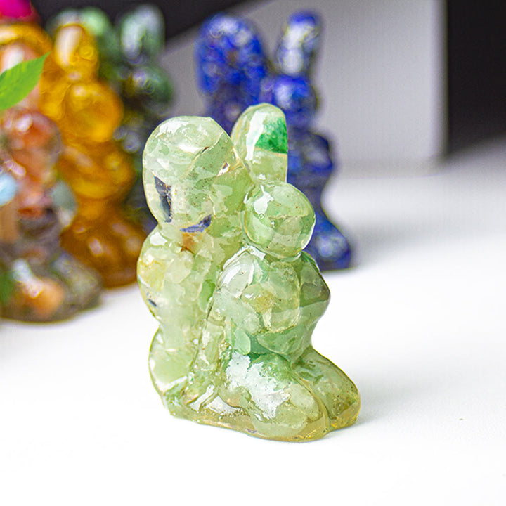 Decoración de piedras preciosas con forma de mariposa y hada de cristal epoxi Olivenorma