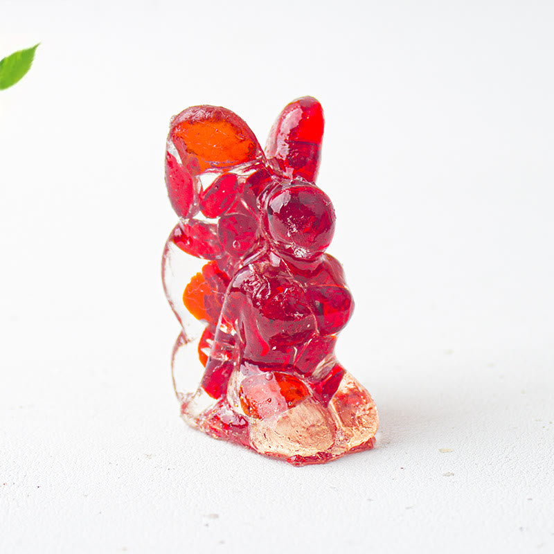 Decoración de piedras preciosas con forma de mariposa y hada de cristal epoxi Olivenorma